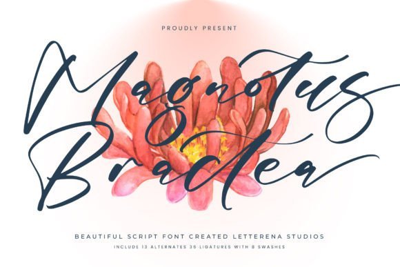 Magnotus Bractea Font - Featured Image