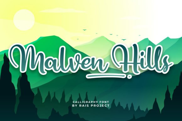 Malven Hills Font - Featured Image