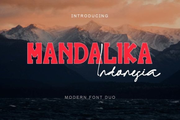Mandalika Indonesia Font - Featured Image