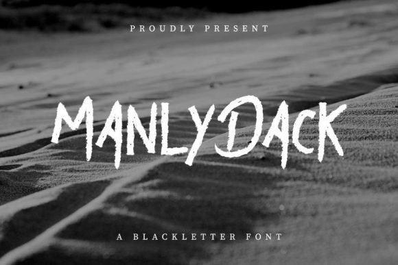 Manly Dack Font - Featured Image