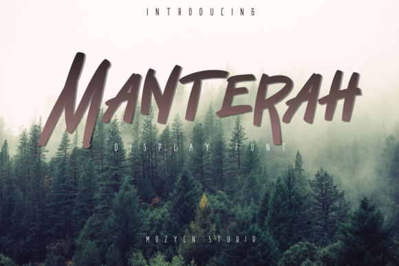 Manterah Font - Featured Image