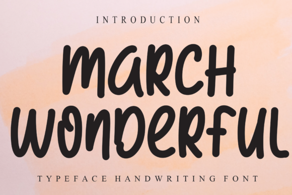 March Wonderful Font - Featured Image