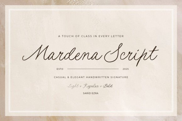 Mardena Font - Featured Image