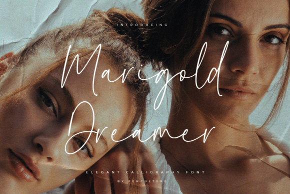 Marigold Dreamer Font - Featured Image