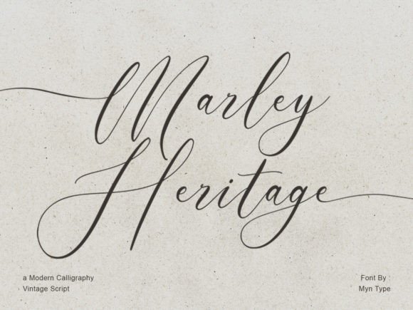 Marley Heritage Font - Featured Image