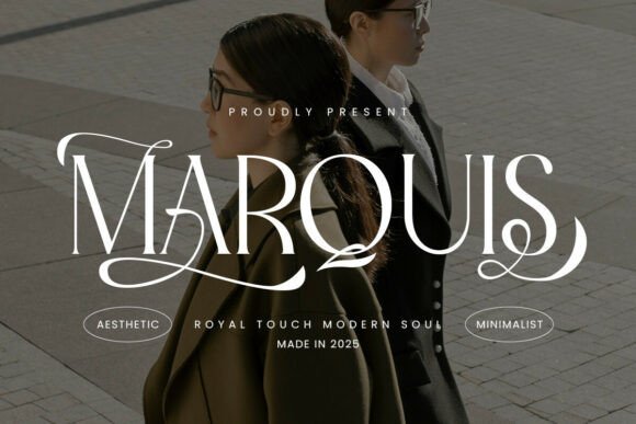 Marquis - Elegant Modern Serif Font - Featured Image