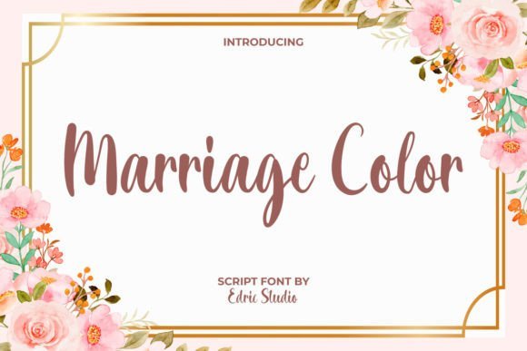 Marriage Color Font - Featured Image