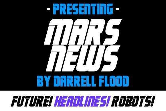Mars News Font - Featured Image