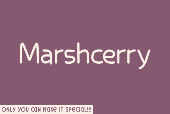 Marshcerry Font - Featured Image