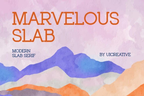 Marvelous Slab Font - Featured Image
