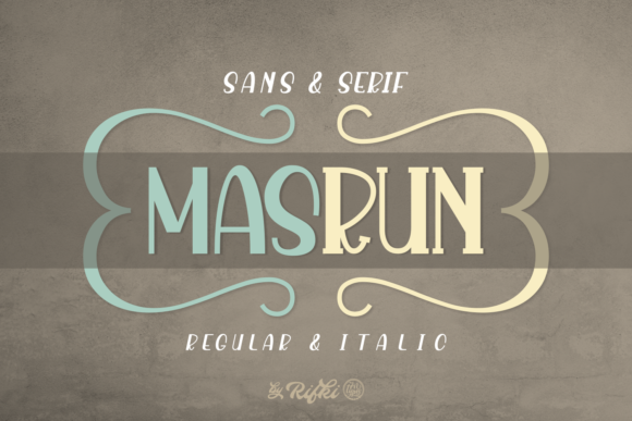Masrun Font - Featured Image