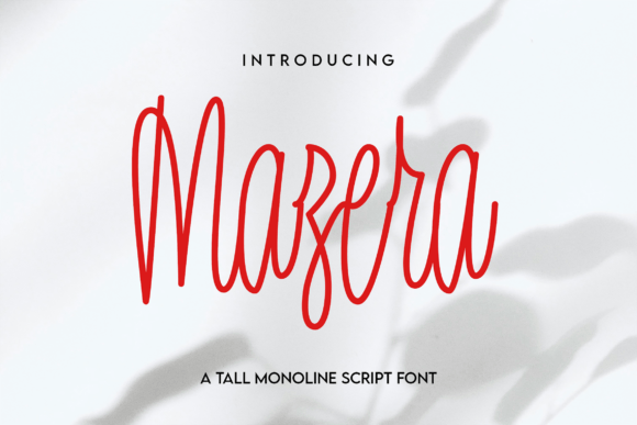 Mazera Font - Featured Image