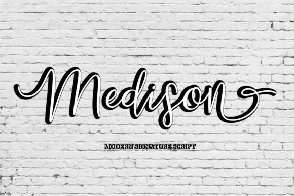 Medison Script Font - Featured Image