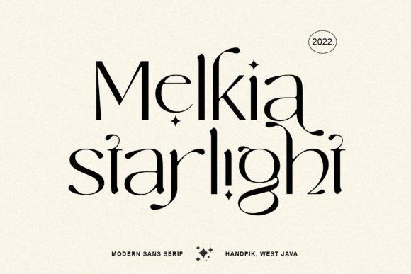 Melkia Starlight Font - Featured Image