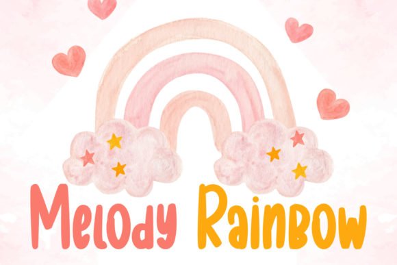 Melody Rainbow Font - Featured Image