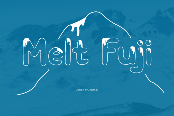 Melt Fuji Font - Featured Image