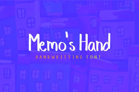 Memo's Hand Font - Featured Image