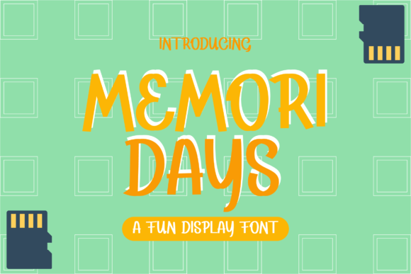 Memoridays Font - Featured Image