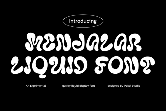 Menjalar Liquid Font - Featured Image