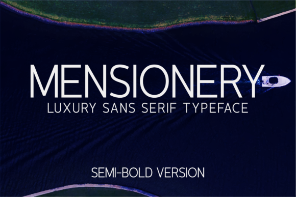 Mensionery Semi-Bold Font - Featured Image