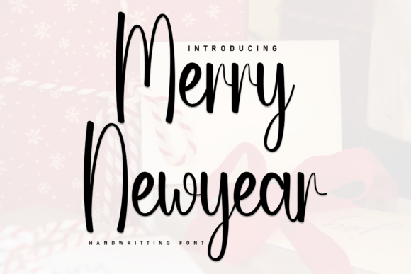 Merry Newyear Font - Featured Image