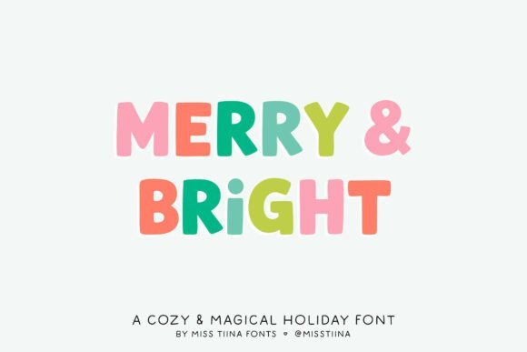 Merry & Bright Font - Featured Image