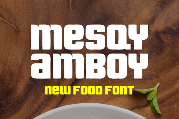 Mesqy Amboy Font - Featured Image