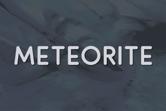 Meteorite Font - Featured Image