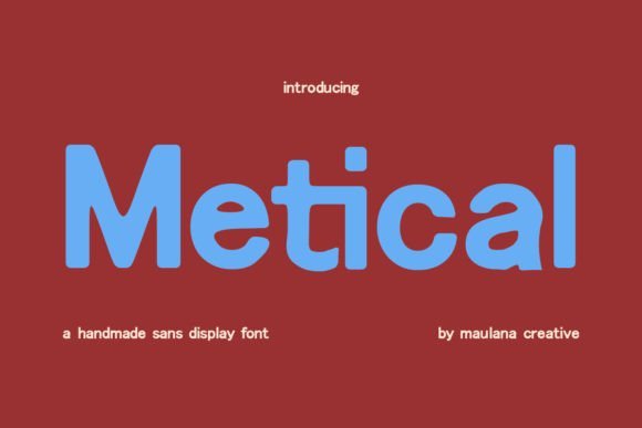 Metical Font - Featured Image