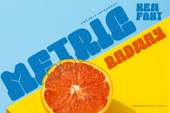 Metric Badway Font - Featured Image