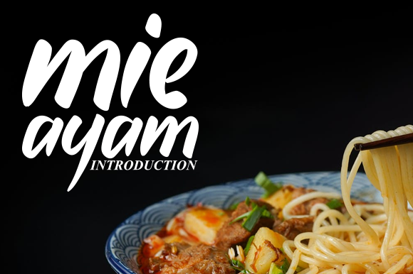 Mie Ayam Font - Featured Image