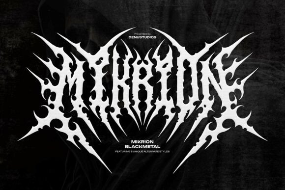 Mikrion Font - Featured Image