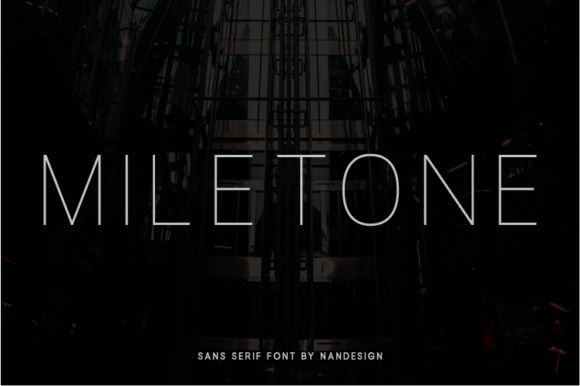 Miletone Font - Featured Image