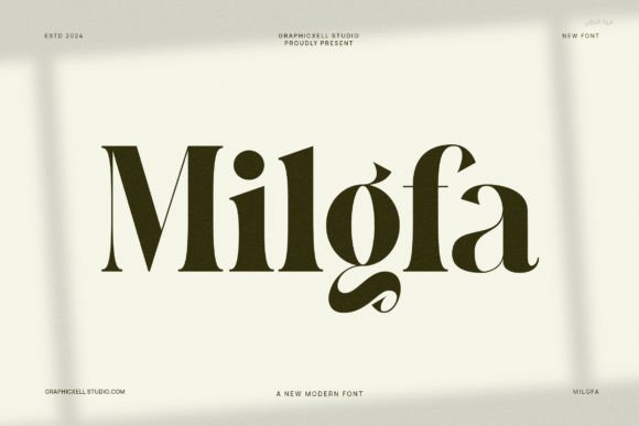 Milgfa Font - Featured Image