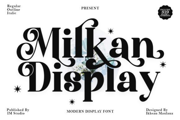 Milkan Display Font - Featured Image