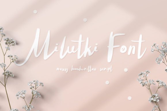 Milutki Font - Featured Image