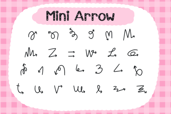 Mini Arrows Font - Featured Image