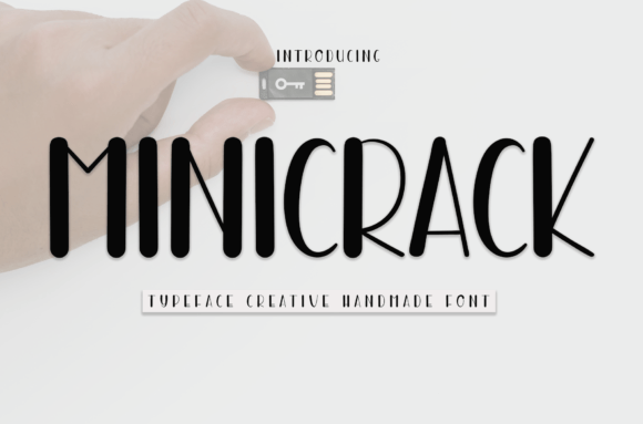 Minicrack Font - Featured Image