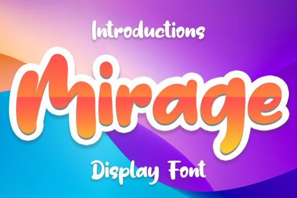 Mirage Font - Featured Image