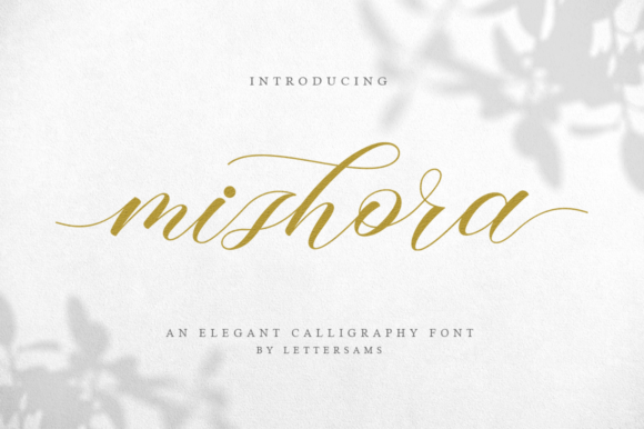 Mishora Script Font - Featured Image