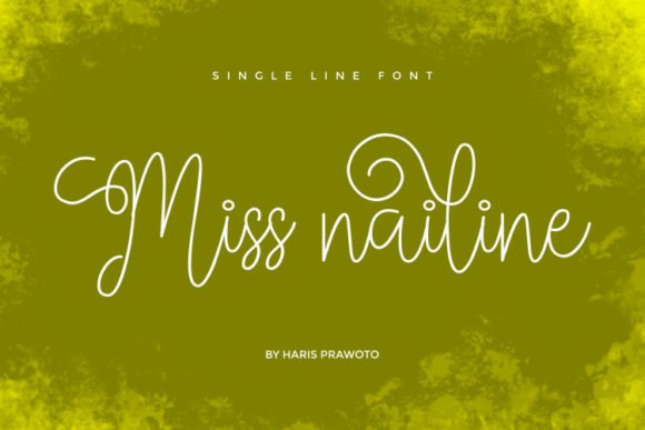 Miss Nailine Font - Featured Image