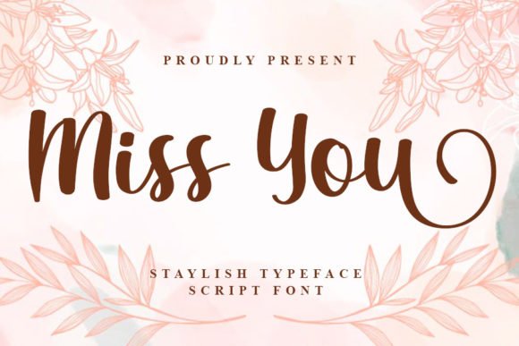 Miss You Font - Featured Image
