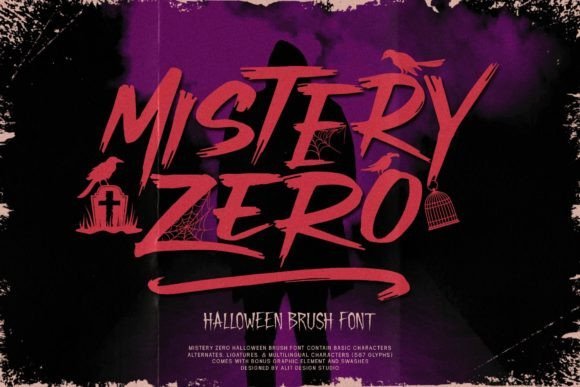 Mistery Zero Font - Featured Image