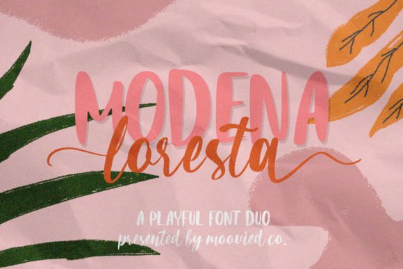 Modena Loresta Duo Font - Featured Image