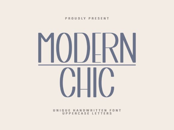 Modern Chic Font - Featured Image
