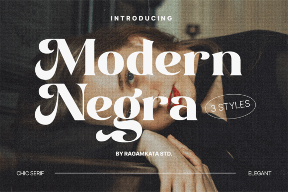 Modern Negra Font - Featured Image