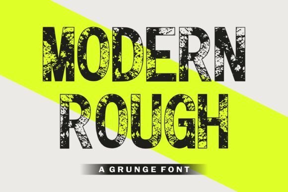 Modern Rough Font - Featured Image