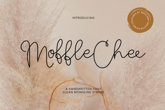 Moffle Chee Handwritten Font - Featured Image