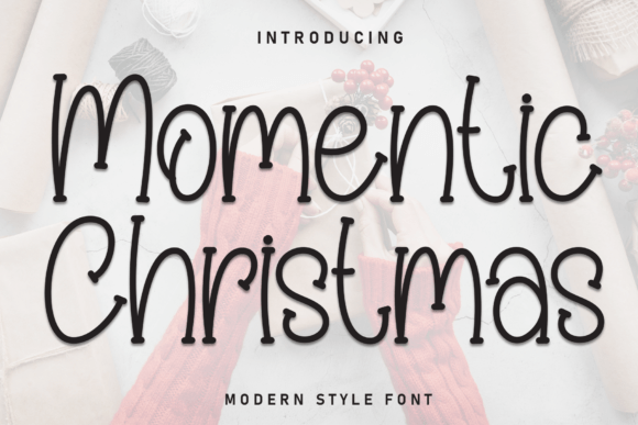 Momentic Christmas Font - Featured Image