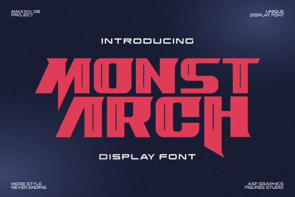 Monstarch Font - Featured Image